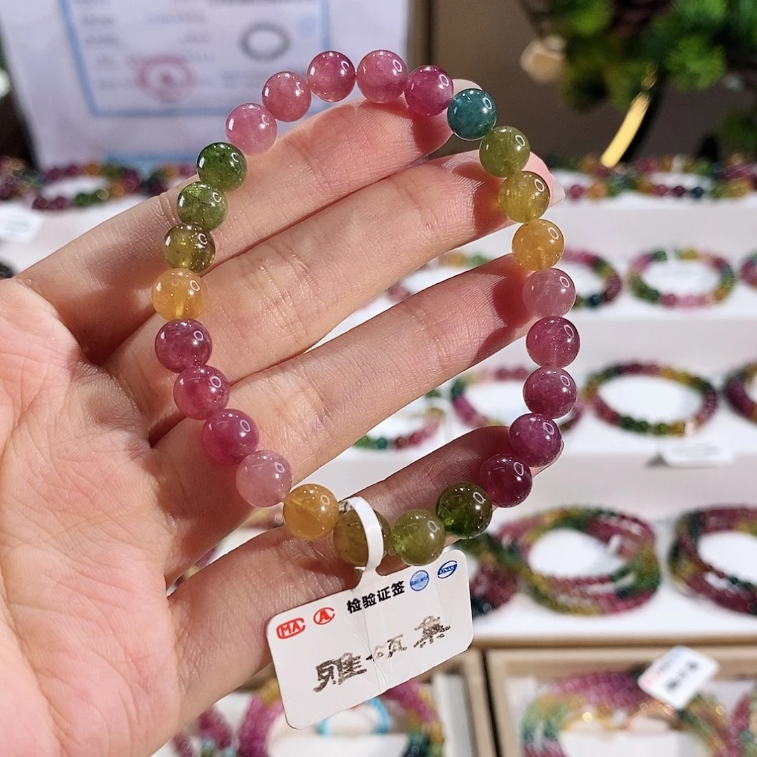 手串未镶嵌碧玺G2068素圈颜色微差
