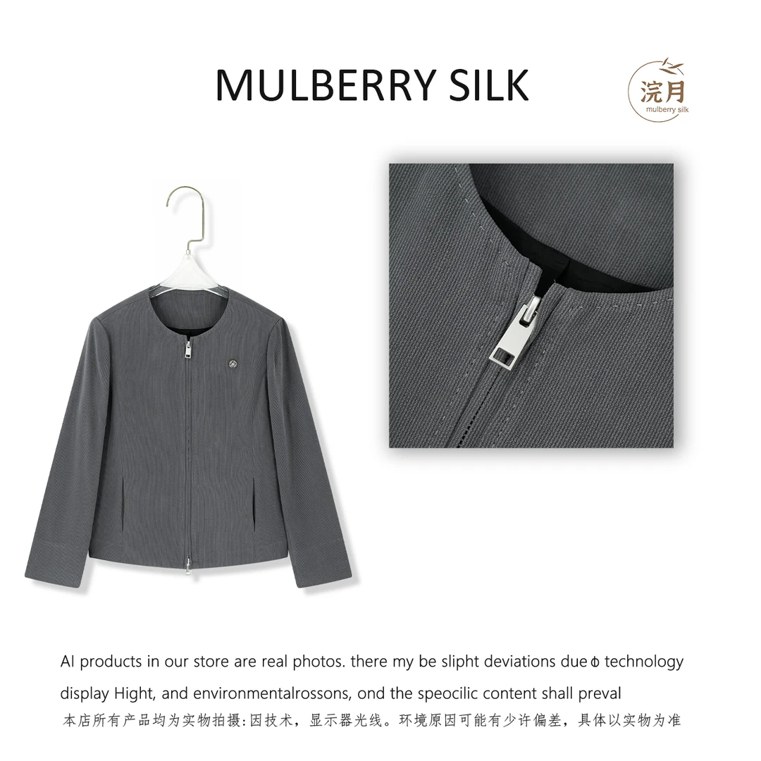 （西西专属）2025新款简约百搭桑蚕丝上衣SG9710