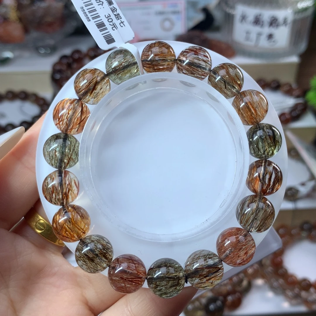 手串水晶未镶嵌黑金超七多样性发其一