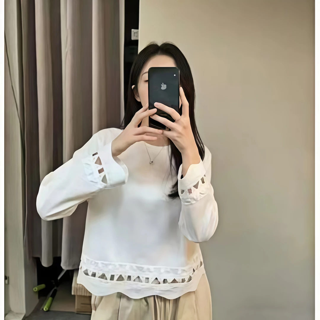 春季上新~时尚小众设计款亲肤棉上衣 S7275