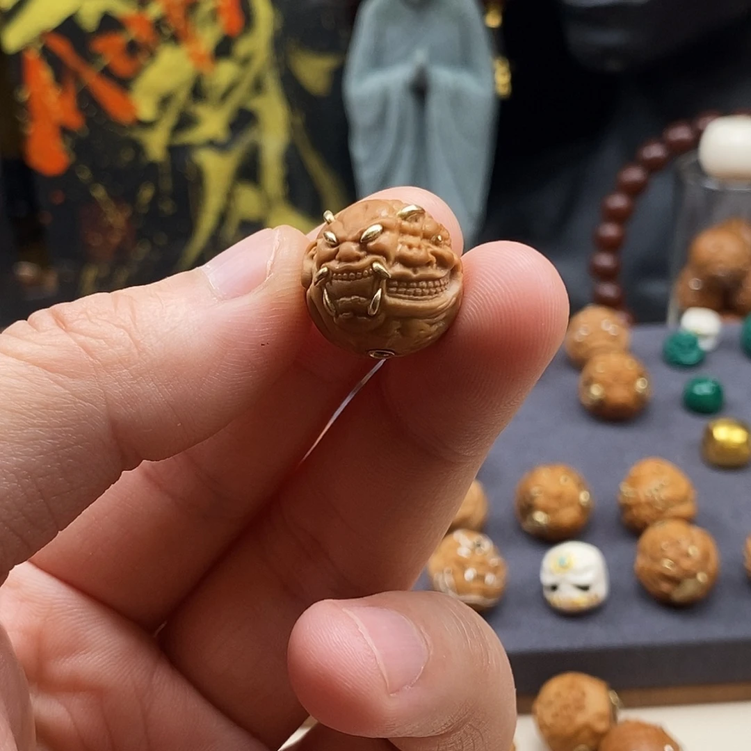 吊坠猴头核桃夺面恶僧