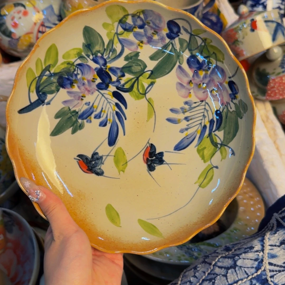 瓷片景德镇陶瓷手工手绘