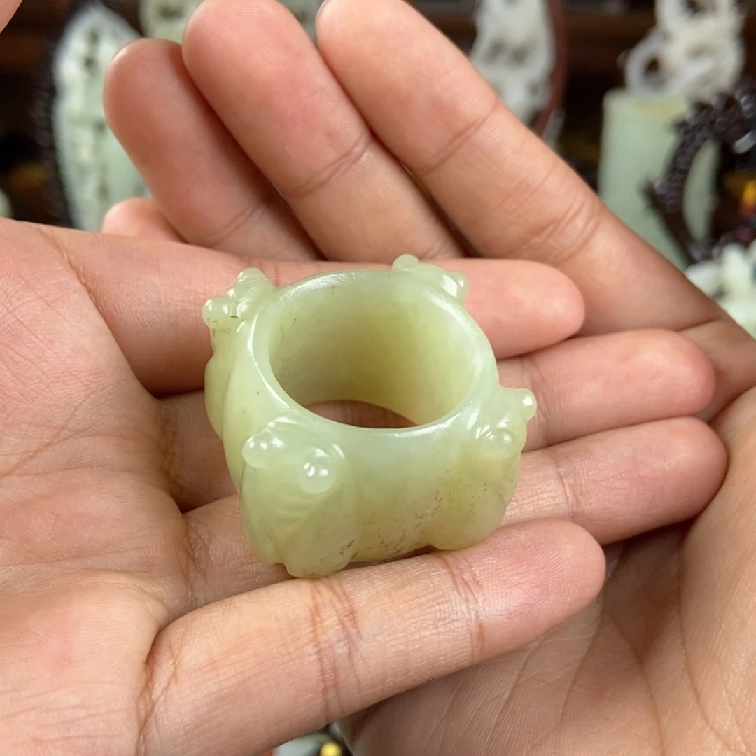 和田玉把件未镶嵌牧*