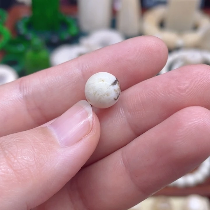 陶瓷满花带神经线一颗 10+