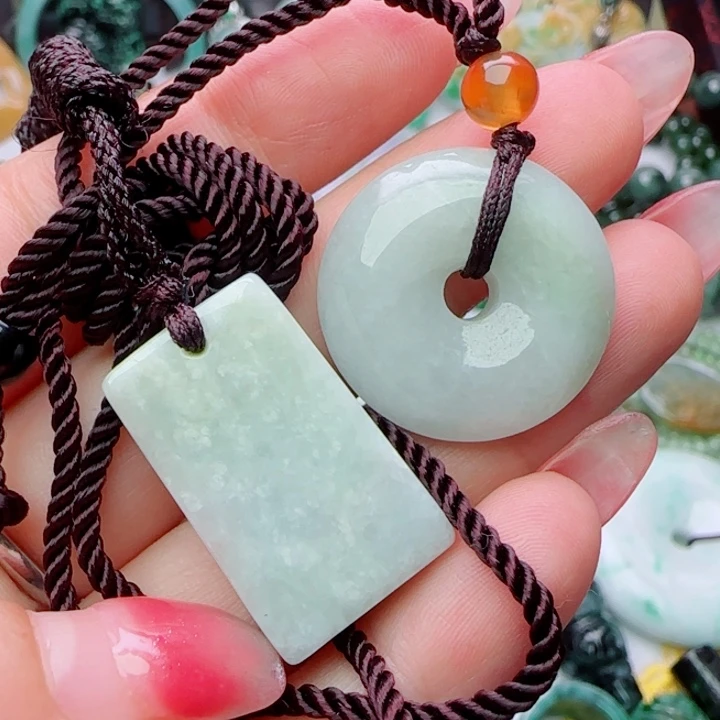 颈饰未镶嵌翡翠天然A货28