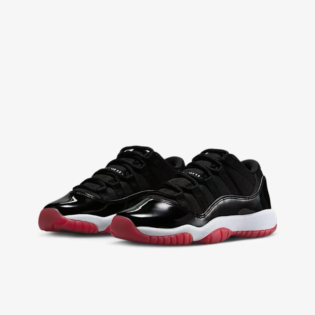 【西安利和体育正品保证】AJ11 低帮黑红 大童休闲运动鞋FV5121-006