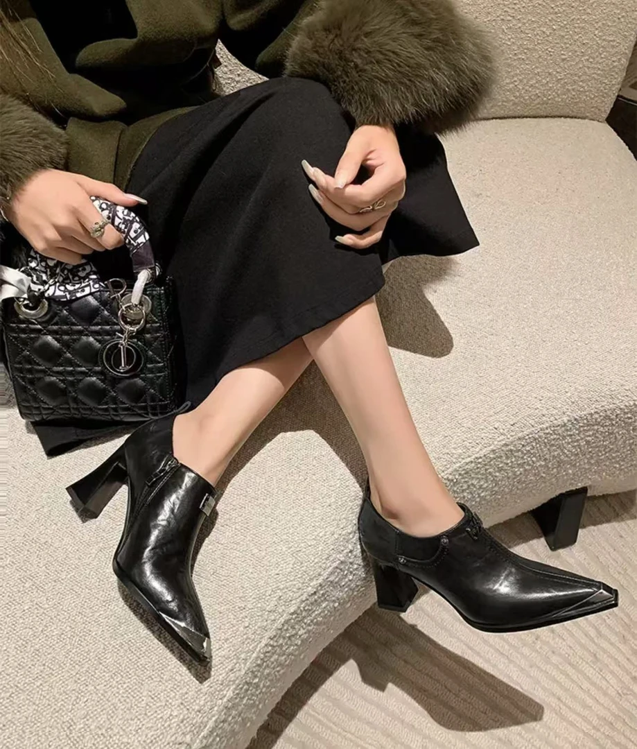 DJ时尚单鞋-A3616黑色