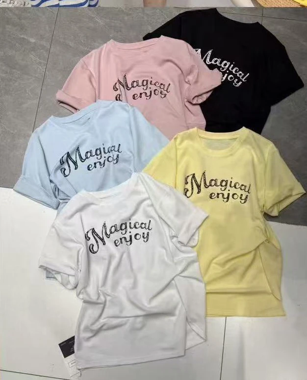 【公主屋】字母不规则T恤35056