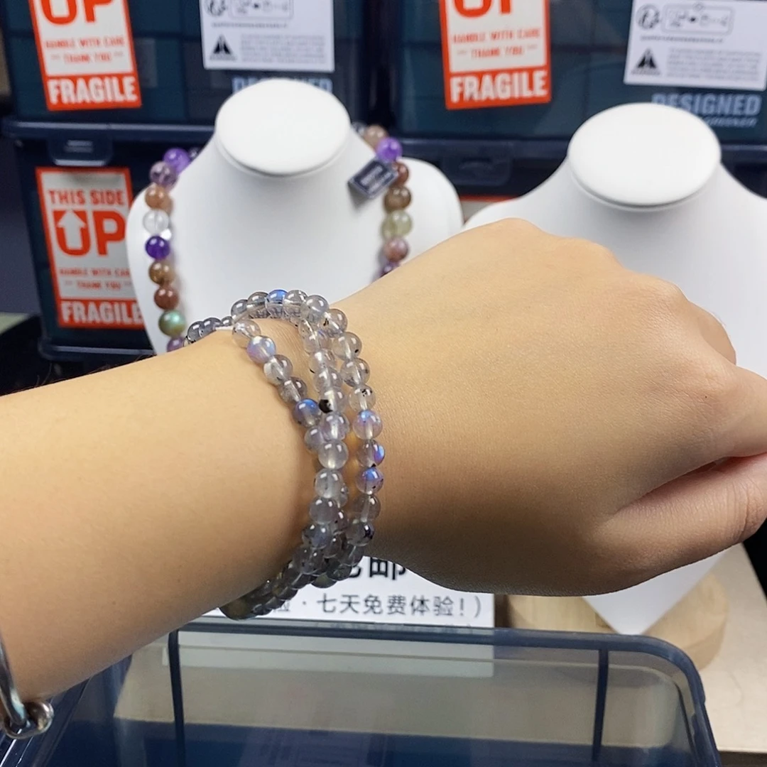 银S925镶嵌水晶手链