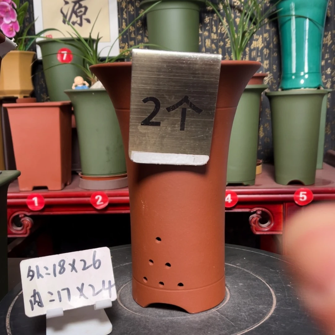 紫砂花盆紫砂花盆