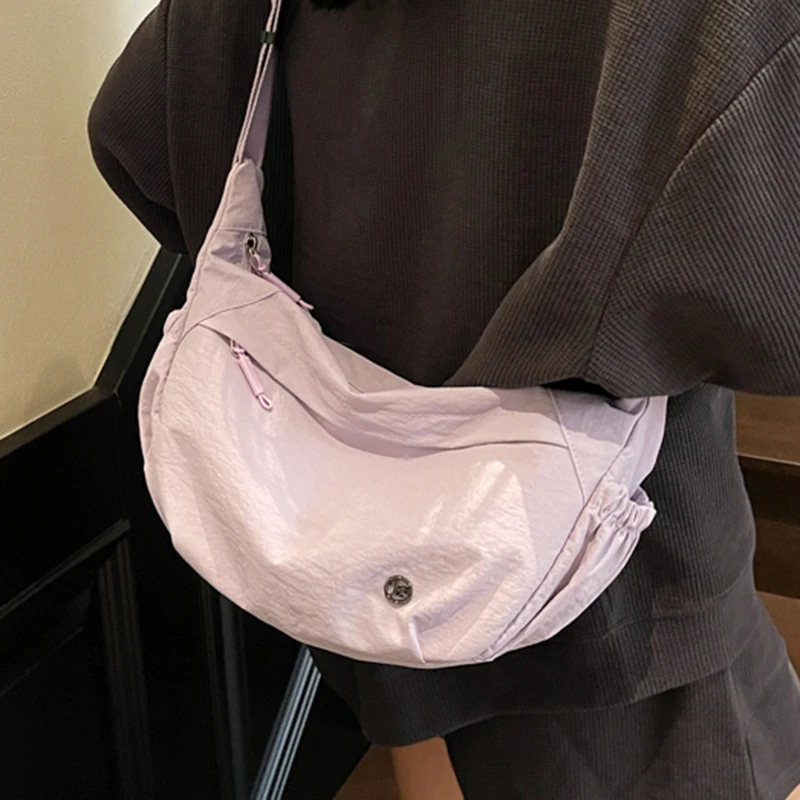 2025春季新款时尚慵懒风大容量斜挎包简约洋气女包潮流轻便单肩包