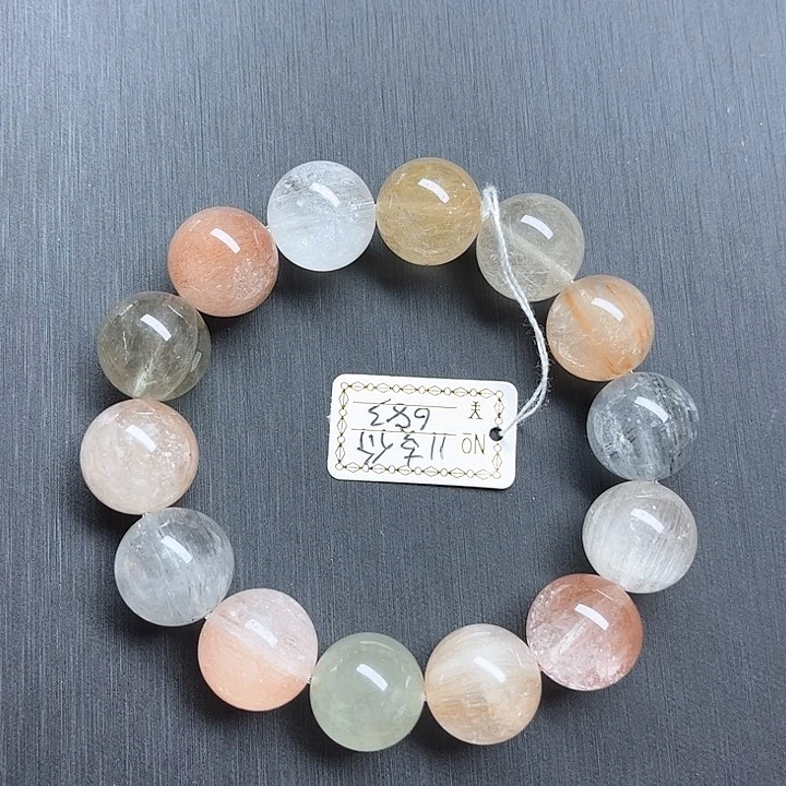 手链未镶嵌水晶兔毛手链