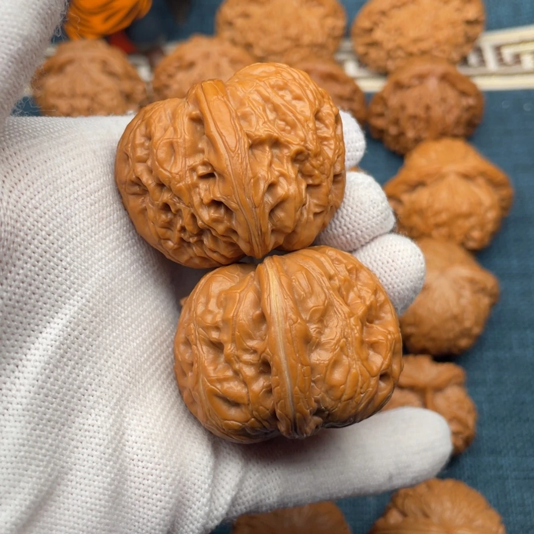 把件文玩核桃44翘尖元宝