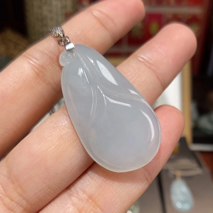 【闪购商品】颈饰银S925镶嵌翡翠17
