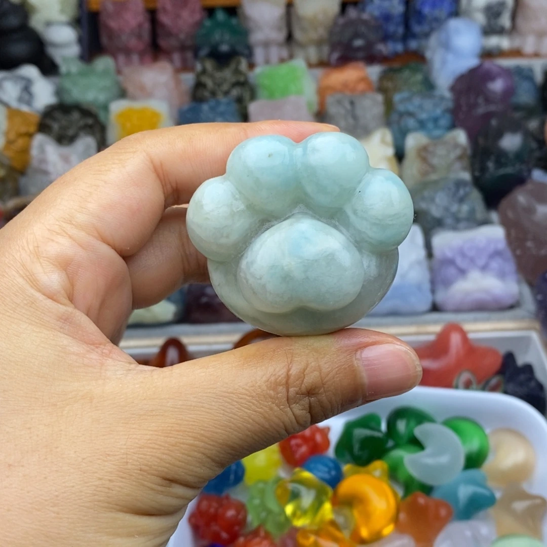 石材手把件 摆件 挂件23