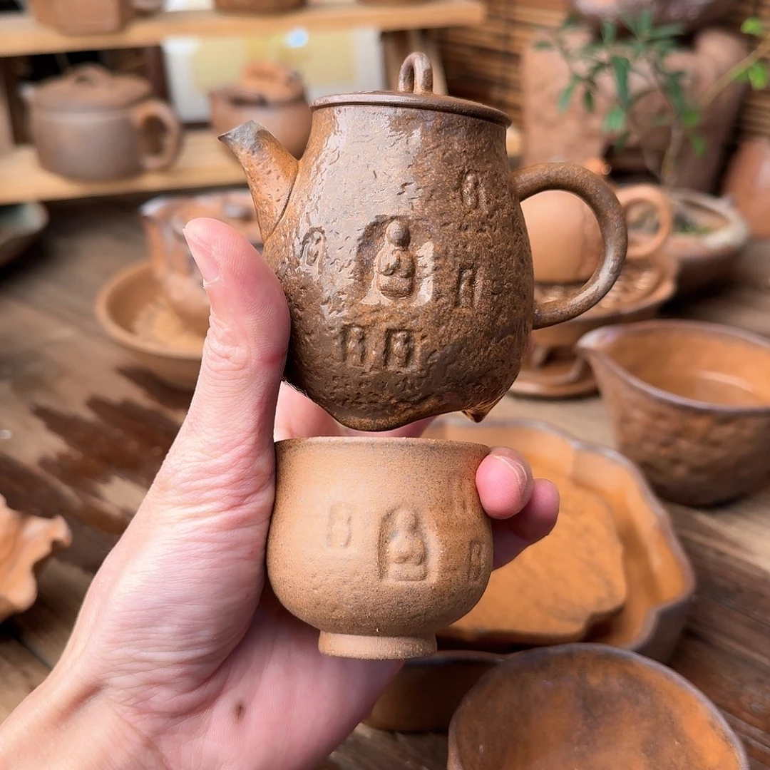 原矿老岩泥茶器系列