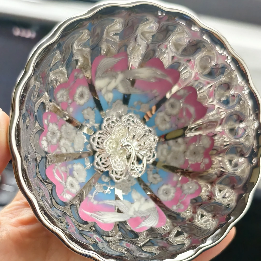 【冰清玉洁百鸟朝凤】喝茶喝水品茗杯陶瓷杯主人杯凤凰杯