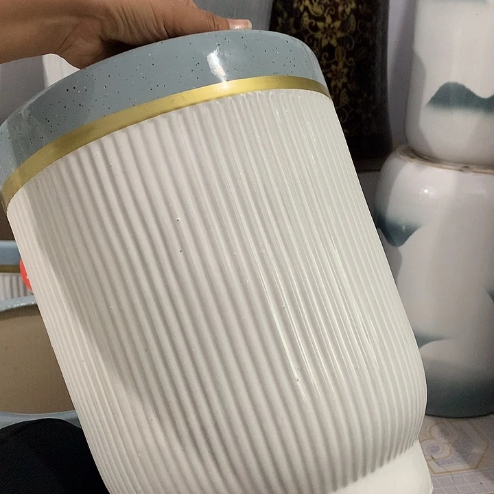 蓝口金线一个高33口径26送托盘默认微瑕