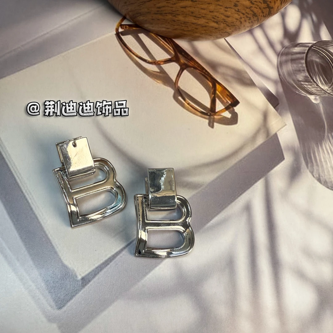 铜合金耳饰 B款ins风折角耳饰RS-1032