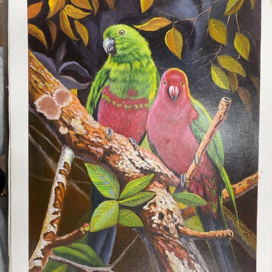 油画加油加油努力加油努力