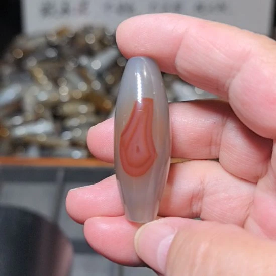 玛瑙/玉髓裸珠_ HEIMORI 天然天珠