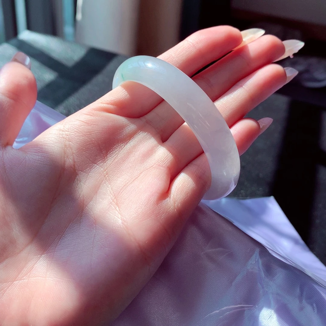 未镶嵌手镯翡翠天然缅甸翡翠A货手镯 贵妃79号