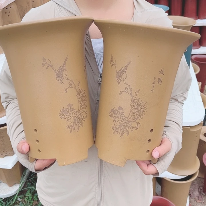 紫砂花盆宜兴紫砂精品花盆