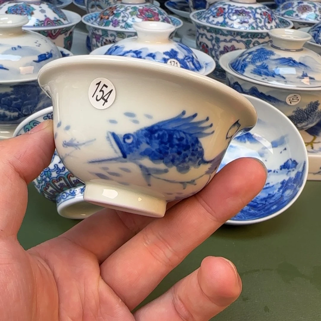 景德镇手工手绘茶具154