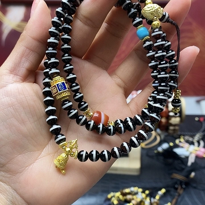 玛瑙/玉髓合金颈饰