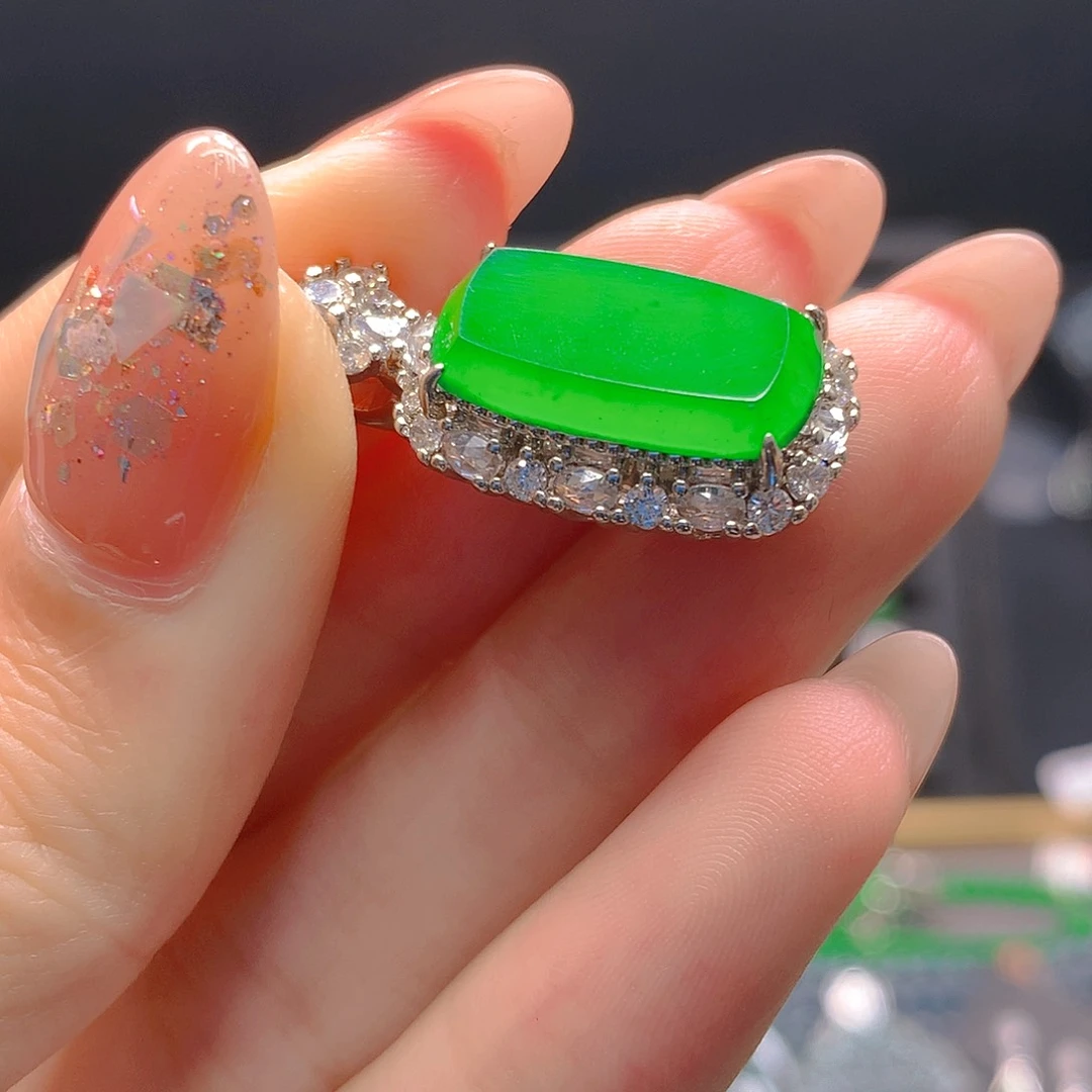 未镶嵌戒指翡翠天然翡翠