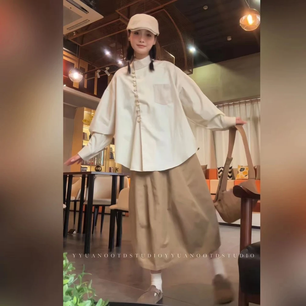 裙子秋季百搭气质感半身裙女Z70257