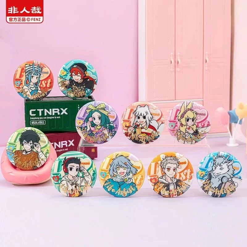 非人哉-生活艺术家系列-马口铁徽章 卡通吧唧徽章胸针