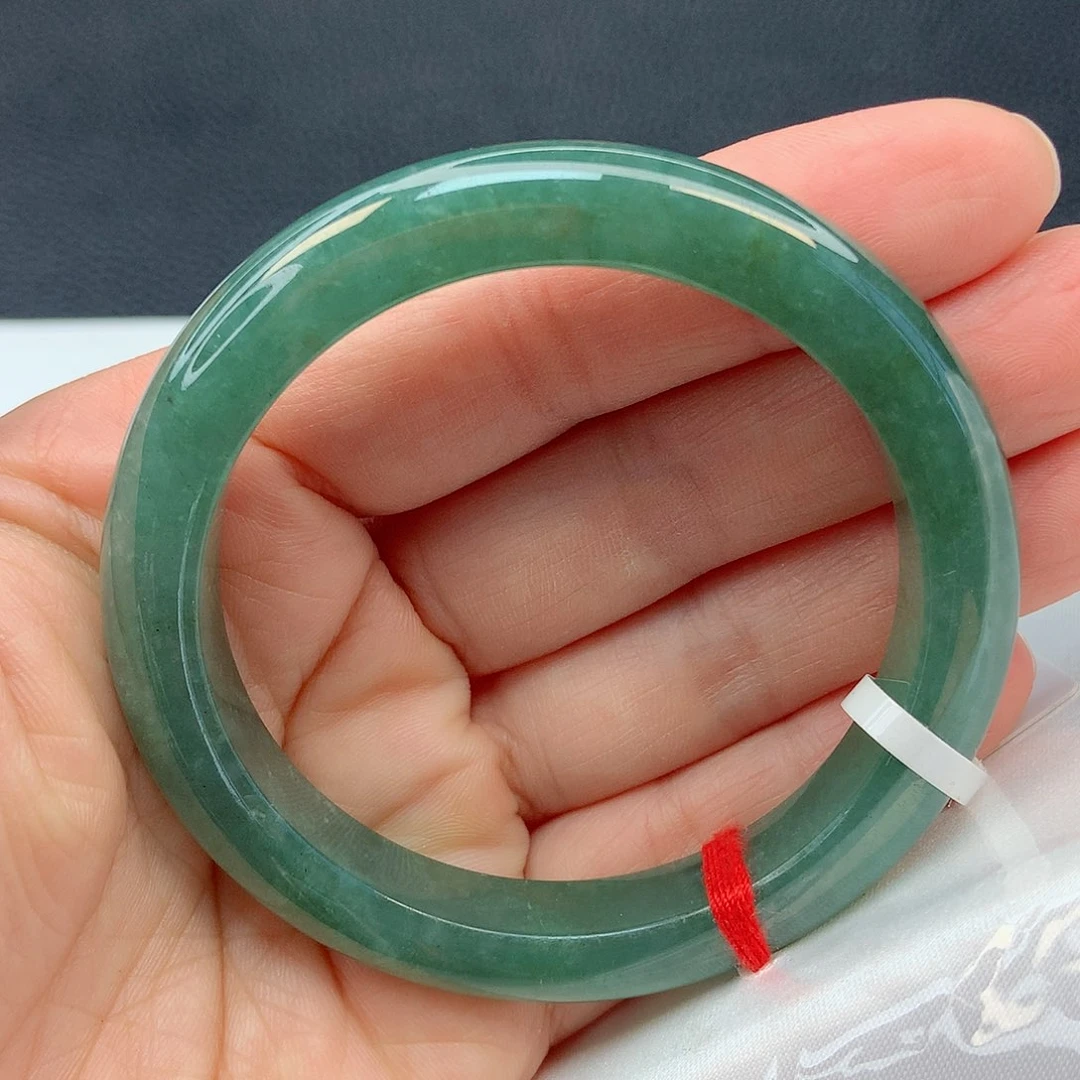 未镶嵌手镯翡翠52圈