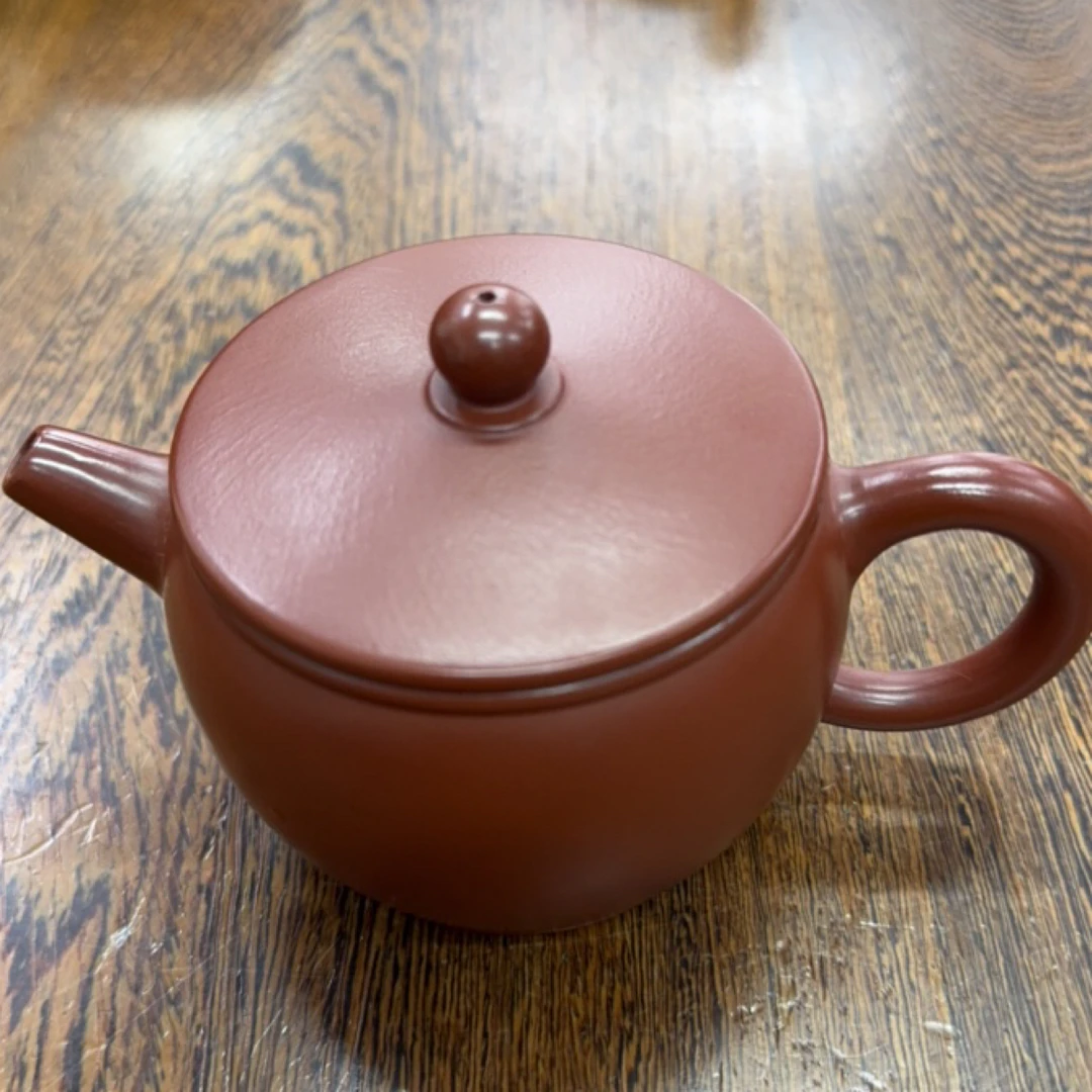 宜兴紫砂壶大红袍200cc茶具泡茶壶紫砂茶壶泥壶红泥