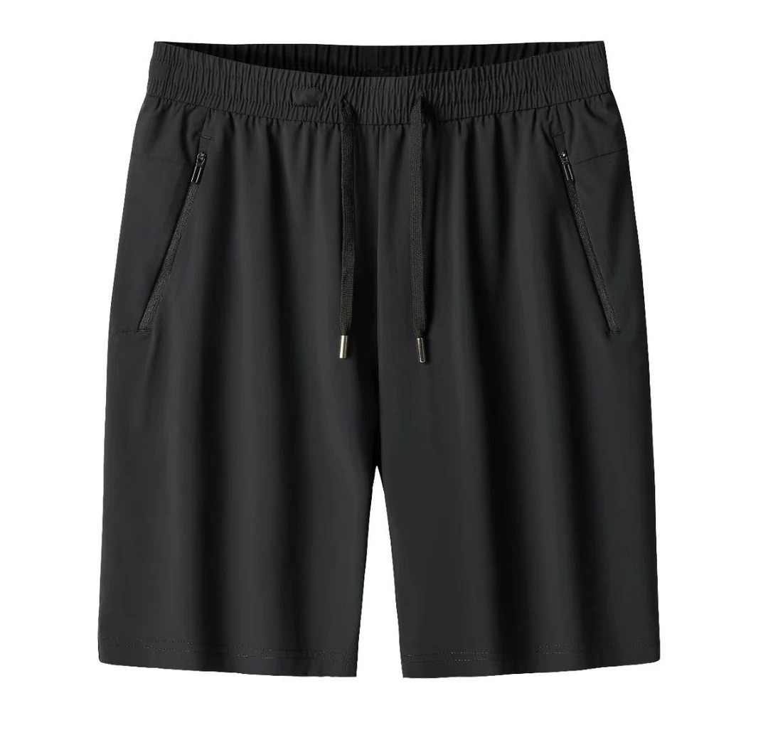 51701男士夏季冰丝凉感透气速干运动裤弹力轻薄舒适五分裤子