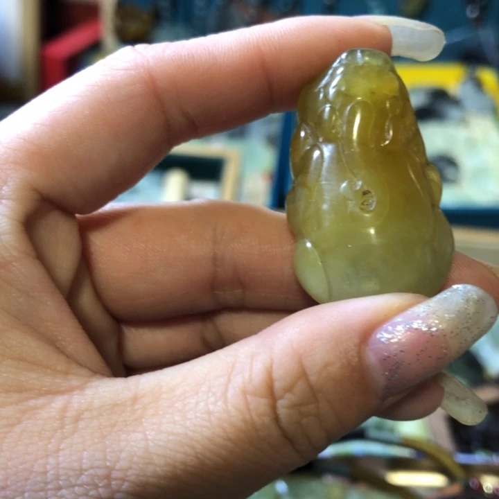 岫玉未镶嵌岫玉挂件