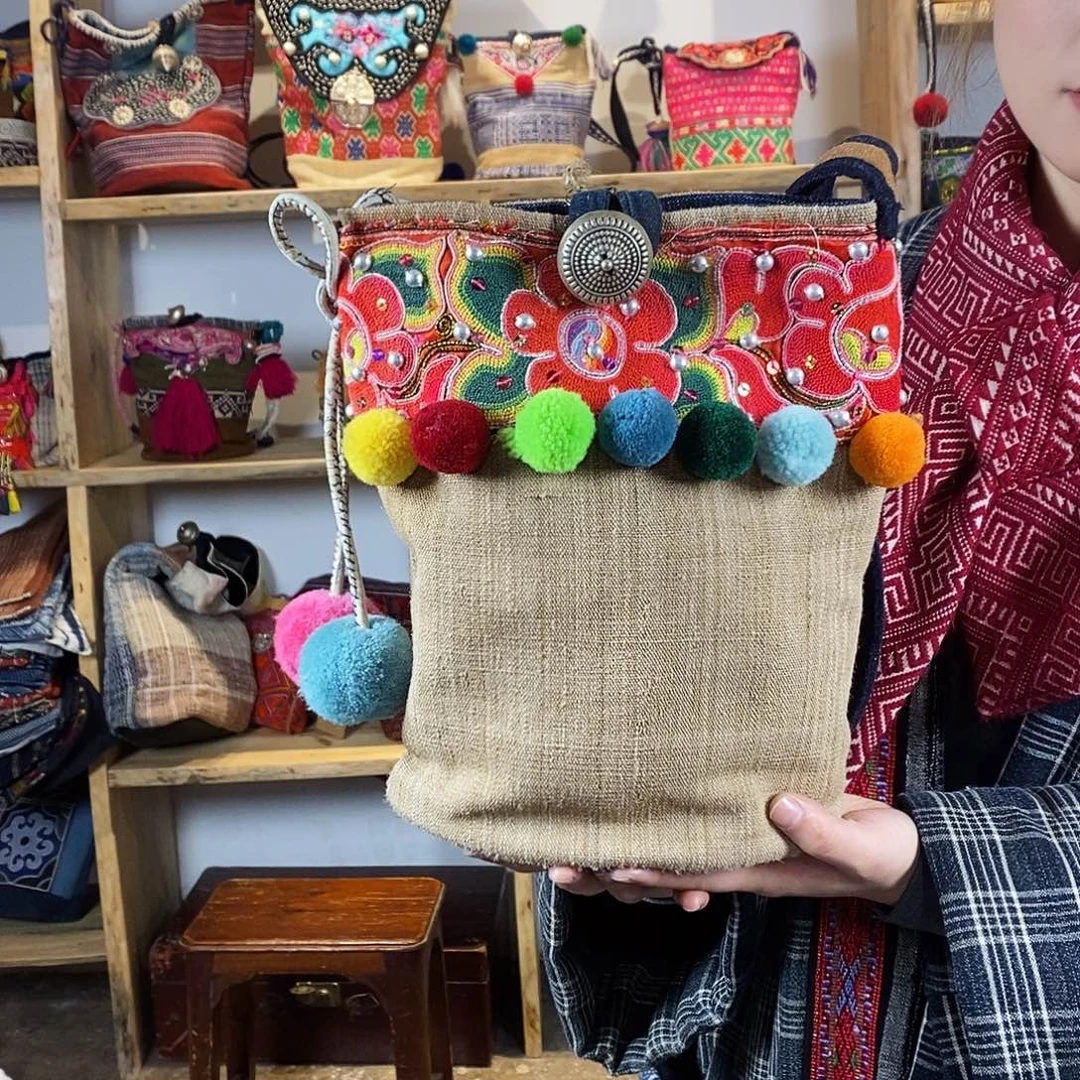 织绣手工制作包包
