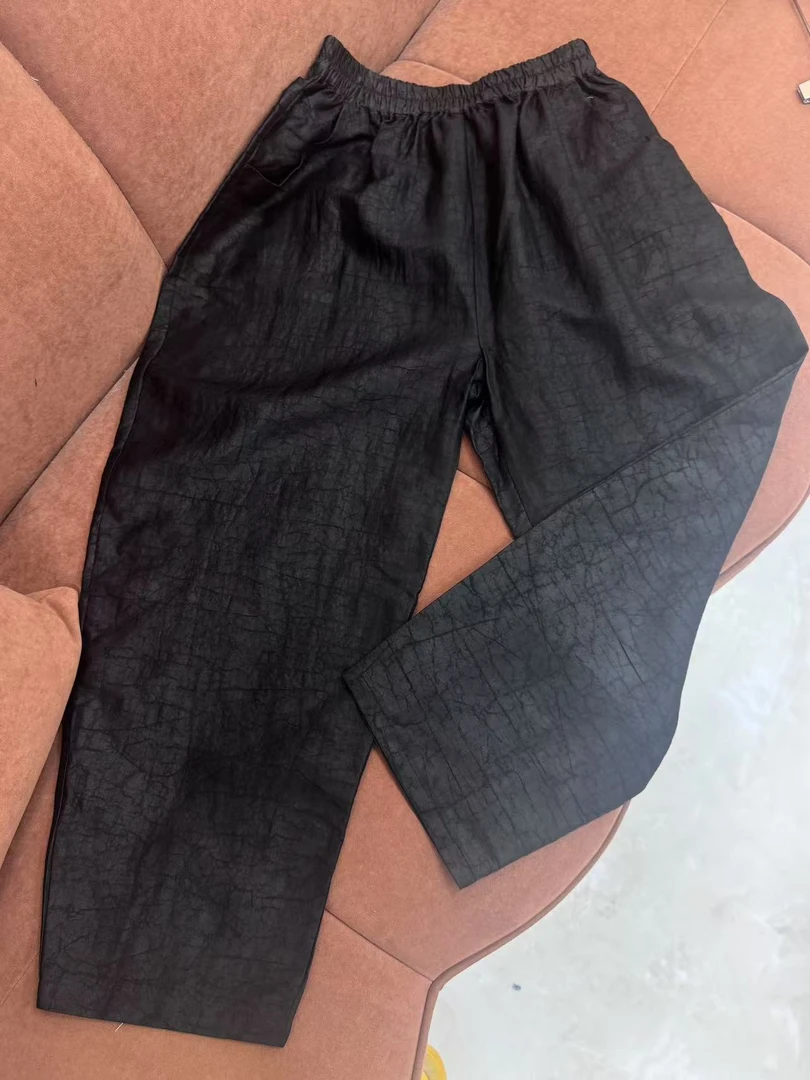 【黑龟南瓜裤】100桑蚕丝新中式黑龟南瓜裤