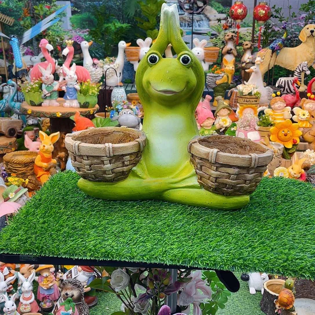 红陶花园庭院摆件