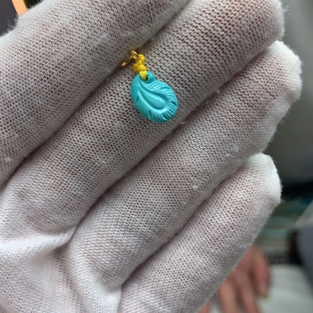 绿松石挂件未镶嵌