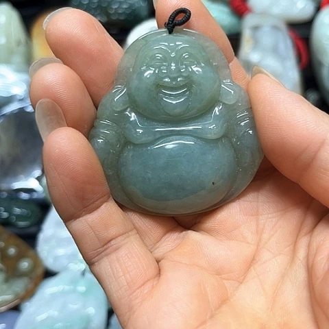 颈饰未镶嵌翡翠挂件