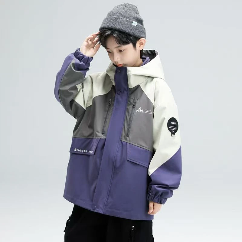 儿童童装秋装外套春秋儿童2025新款帅气洋气中大童男孩风衣长袖潮