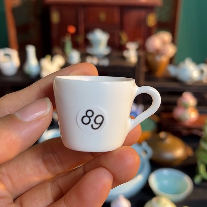 摆件微陶老王迷你花瓶
