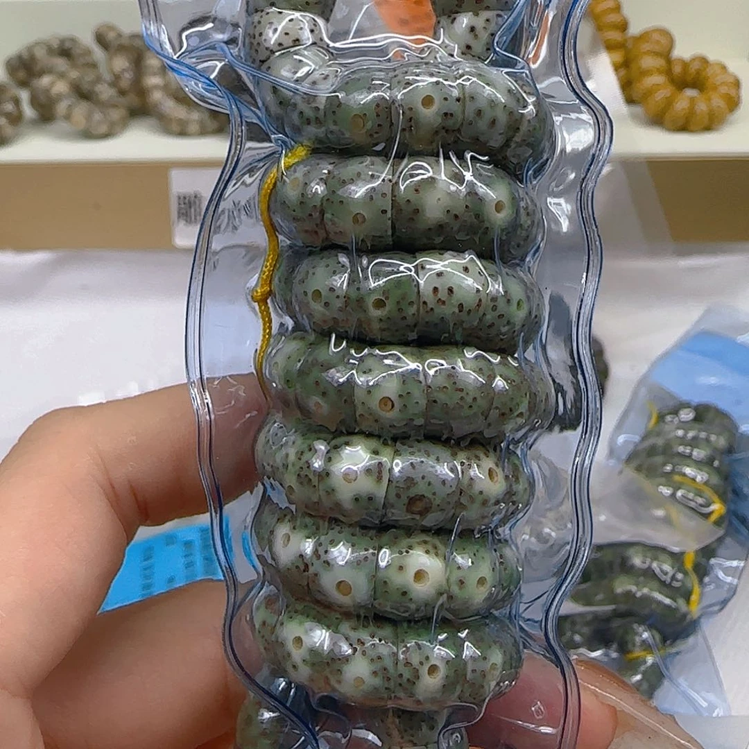 星月菩提手串222傲世绿星月菩提9大肠108