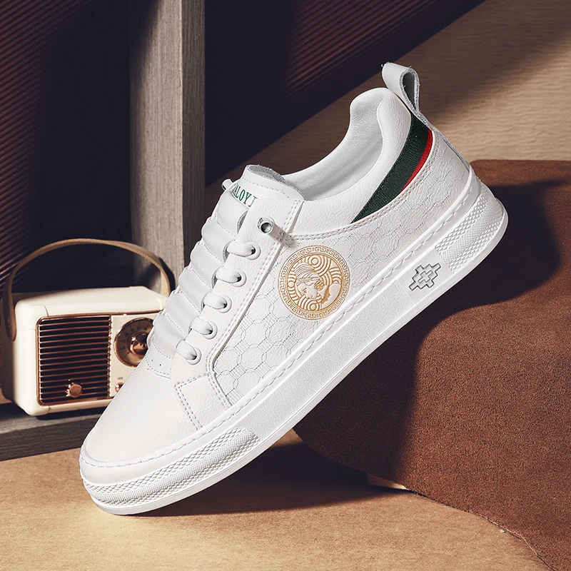 DUSHALOYI/杜莎璐易轻奢高端百搭透气夏季时尚休闲板鞋9988