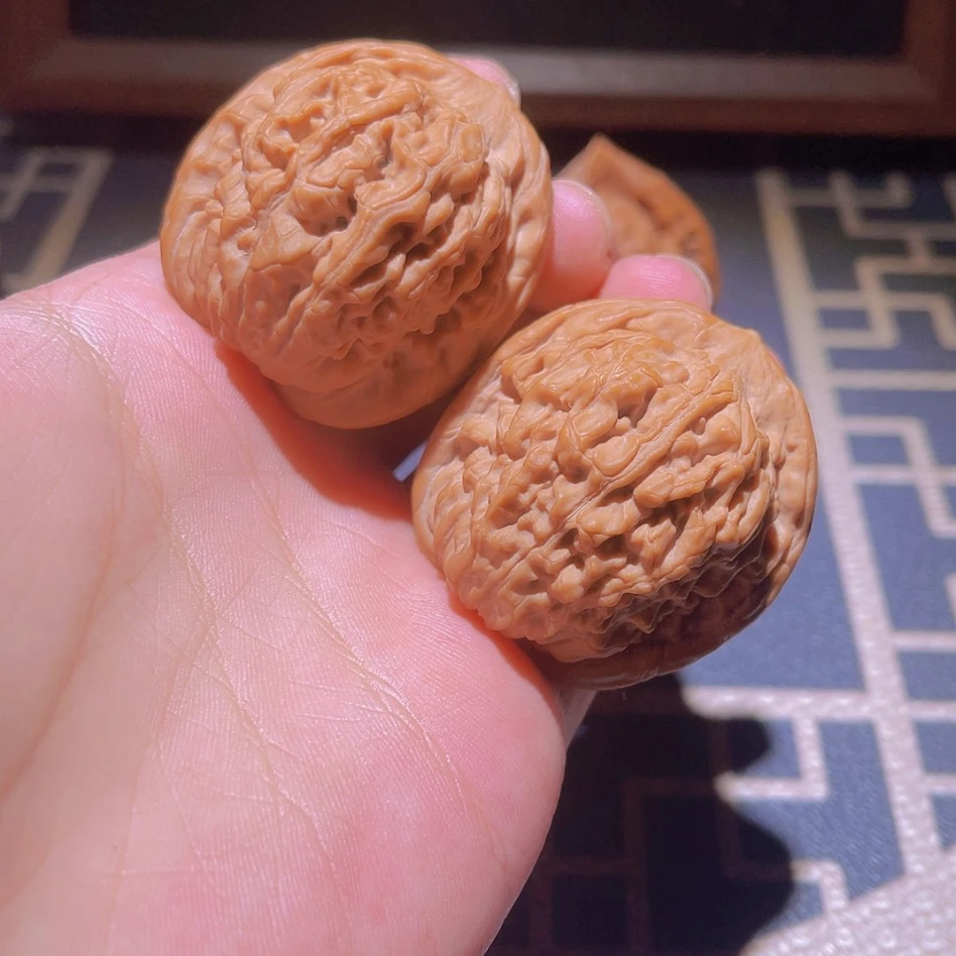 吊坠文玩核桃微*笑莲花