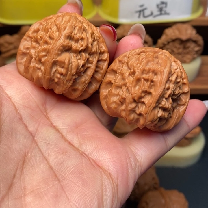 吊坠文玩核桃40全品白狮子