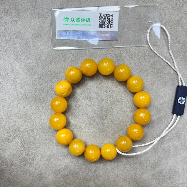蜜蜡圆珠手串 YZ1478［燕赵造物司］