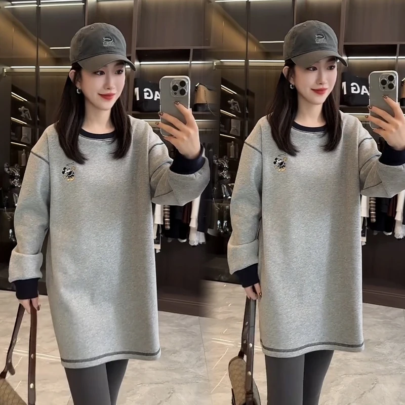 2025秋冬新款时尚显瘦气质网红高档洋气女高级百搭宽松大码卫衣潮