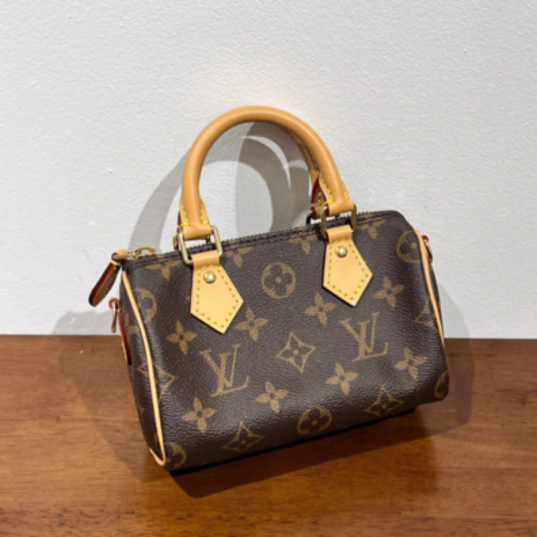 99新 LouisVuitton/路易威登 经典时尚老花speedy nano
